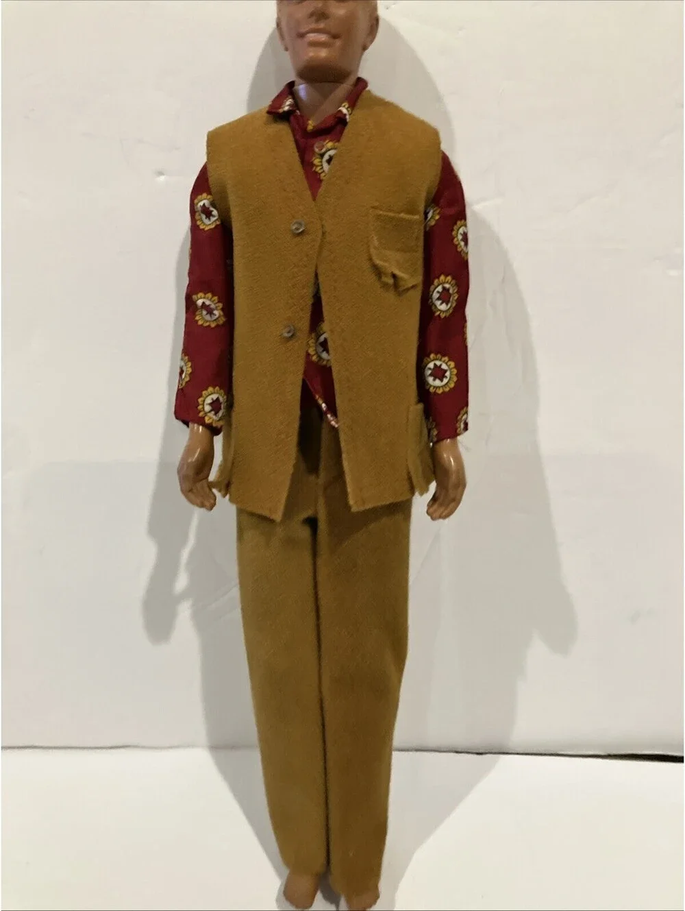 Mattel Barbie Ken Doll 1968 Vintage Made in Hong Kong “RARE CLOTHES”